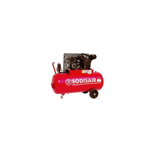 Compresseur 100l à courroie sur roue 2ch 400v tri