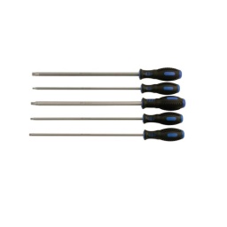 Jeu de tournevis XZN - 54 pcs Jeu de tournevis avec tige de 300mm Tête en XZN - M4, M5, M6, M8, M10  Manche ergonique Têtes fabriquées en Acier S2 