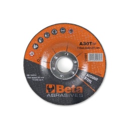 Disques à tronçonner à moyeu déporté pour l'acier 
Performance elevée et bonne durée de vie
Disques à utiliser avec meuleuses portables à renvoi d’angle
A30S - A30T EN 12413
115 2,5 22,23 13300 
Lot de 10 disques