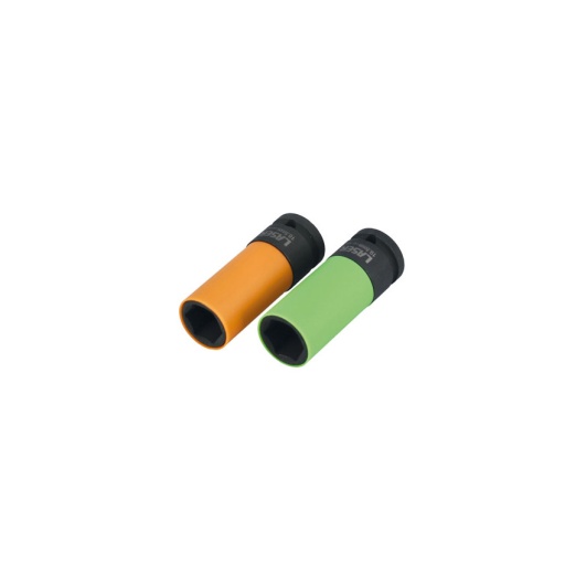 Jeu de douilles pour écrous de roue 18,5 et 19,5 mm