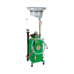 Récuperateur aspirateur d'huile
bac orientable de 15l 580mm vitesse d'aspiration : 1.5-2 l/min
tuyau d'aspiration de 2m
tuyau de vidange de 2m
poids : 38 kg
la récupération de l'huile usee se fait aussi bien par chute a travers le bac que par aspiration a l'aide des sondes fournies.
apres la depressurisation. l'aspirateur fonctionne de maniere autonome sans besoin de raccordement continu au système de l'air comprime.
aspirer l'huile chaude a 70- 80°c.