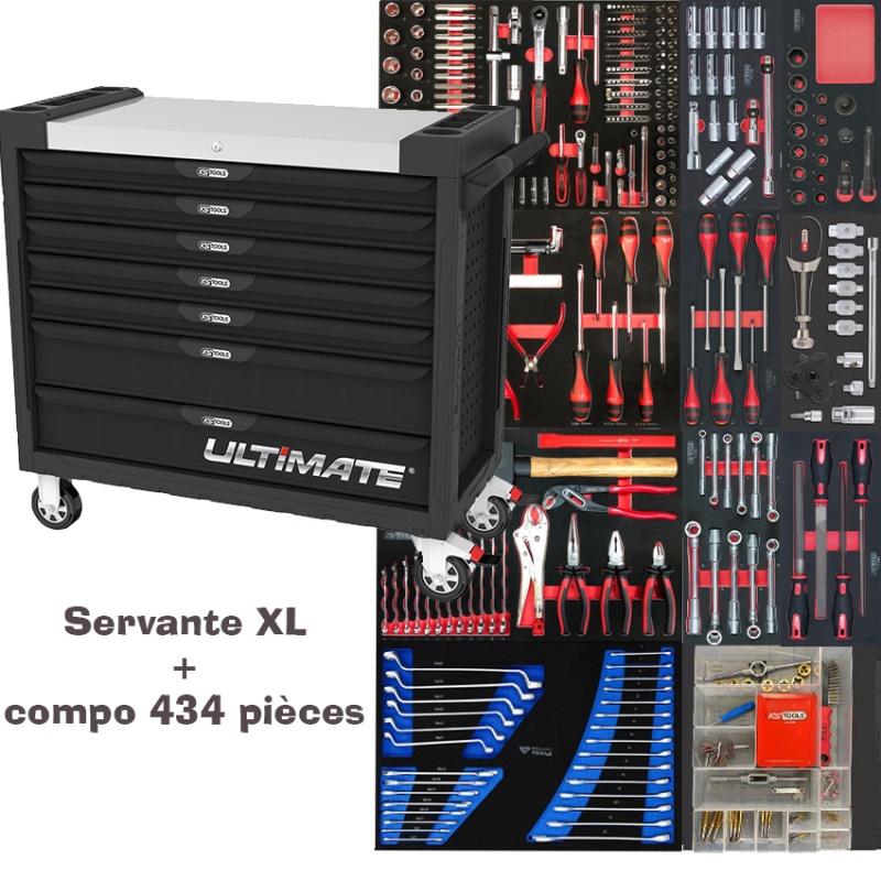 Servante ULTIMATE 13 tiroirs KS TOOLS au meilleur prix - KS Tools