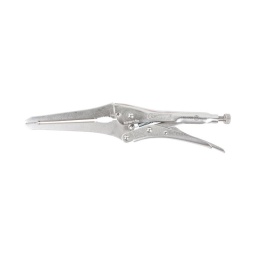 Pince étau pour tubes ronds
- machoires dentées
- réglage d'ouverture par molette
- gachette de deblocage
- pour tenir les conduites
- machoires chrome-molybdene