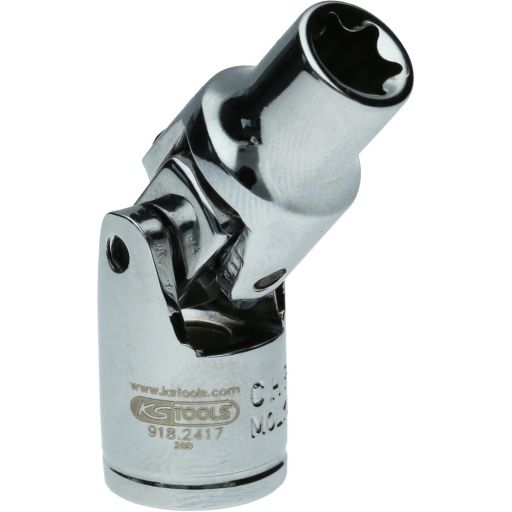 Douille TORX E 1/4'' articulée E8