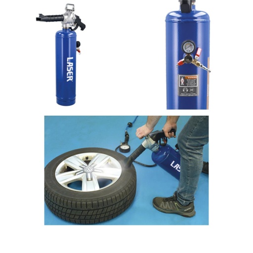 Outil de maintien de talons de pneu &agrave; air comprim&eacute; 12 L