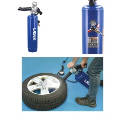 Outil de maintien de talons de pneu d'une capacit&eacute; de 12 litres utilisable sur les voitures, camionnettes et v&eacute;hicules 4x4 plus grands avec des pneus jusqu'&agrave; 47" afin de faciliter le montage des talons de pneu sur la jante. 
Particuli&egrave;rement utile lorsque le volume d'air qui peut &ecirc;tre appliqu&eacute; via la valve du pneu n'est pas suffisant pour asseoir correctement le talon sur la jante, et qu'il n'y a pas d'&eacute;tanch&eacute;it&eacute;.
 Ce r&eacute;servoir de 12 litres peut &ecirc;tre charg&eacute; &agrave; l'aide de l'alimentation en air de l'atelier, jusqu'&agrave; une pression maximale de 145 psi.

Le r&eacute;servoir d'air comprim&eacute; de 12 litres injecte de l'air dans l'espace entre le pneu et la jante, for&ccedil;ant ainsi le talon &agrave; se maintenir contre la jante. 
Pour des r&eacute;sultats optimaux, utiliser en conjonction avec un gonfleur de pneus via la valve de pneu - apr&egrave;s d&eacute;pose de l'obus de valve.
Pression de service : 60 - 116 psi (4 - 8 bar). Pression maximale : 145 psi (10 bar).
Caract&eacute;ristiques : Soupape de s&eacute;curit&eacute; automatique, g&acirc;chette pour l'injection d'air, manom&egrave;tre facile &agrave; lire et fourni avec un adaptateur standard m&acirc;le 1/4" BSP pour l'air comprim&eacute;.
Certifi&eacute; CE. Pour la version 6 L plus petite, voir la r&eacute;f&eacute;rence Laser 8771. Pour l'utilisation du savon pour montage de pneus recommand&eacute;, voir la r&eacute;f&eacute;rence 35089.
REMARQUE : Toujours porter un &eacute;quipement de protection individuelle appropri&eacute; et tenir l'appareil &agrave; deux mains afin d'&eacute;viter tout rebond caus&eacute; par la lib&eacute;ration soudaine et imm&eacute;diate de la pression et du volume d'air.