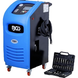 Appareil de vidange d’huile et de rinçage de boîte de vitesses automatique
La solution intégrale de diagnostic pour une utilisation quotidienne dans l’atelier
Pour extraire et changer l’huile des boîtes automatiques
à partir d'environ 50 000 km, l'état de l'huile de la boîte automatique se détériore
rince et remplace complètement l'huile de la boîte de vitesses, du convertisseur de couple et du radiateur en 15 min.
Peu d’usure pour une plus longue durée de vie
commande électronique intelligente pour le changement d'huile entièrement automatique
Détection automatique et commutation intelligente du sens du flux d'huile
Divers adaptateurs inclus
Convient pour la plupart des véhicules
Affichage éclairé
Avec commutateur de marche/arrêt à LED
Roulettes résistantes, dont 2 de direction verrouillables, sur roulement à billes