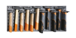 Composition de 43 outils, avec crochets sans panneau