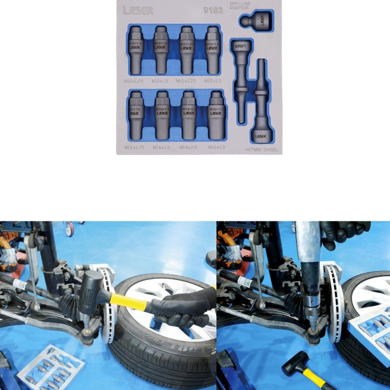 A-Premium Kit de suspension avant 10 pièces Bras de commande inférieur