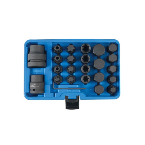 Coffret douille tournevis 3/4 et 1" choc