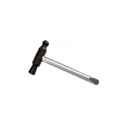 Outil d'analyse de la corrosion Outil indispensable pour le contrôle technique Marteau en plastique, barre levier en acier. Cet outil vous permet de vérifier la corrosion et en particulier l'état du chassis, des tuyaux de freins, etc… Gratteur en acier Barre levier