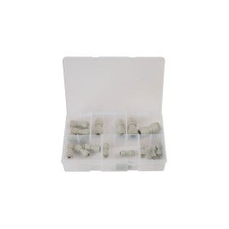 Coffret raccord union
tailles: 5/32. 3/16. 1/4. 5/16. 3/8 et 1/2.
iso9001-2008 et ansi / nsf-51 61.