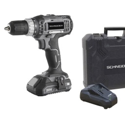 Perceuse/Visseuse 20v 35nm 1 Batterie 2ah + 1 Chargeur 2,4a Descriptif : 2 vitesses. Variateur de vitesse et frein électrique. Porte embouts magnétique. Mandrin auto serrant. Les plus : 2 fonctions vissage et perçage Poignée bi matière technologie 