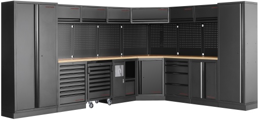 Mobilier d'atelier 8 éléments MOBILIO BLK Hêtre