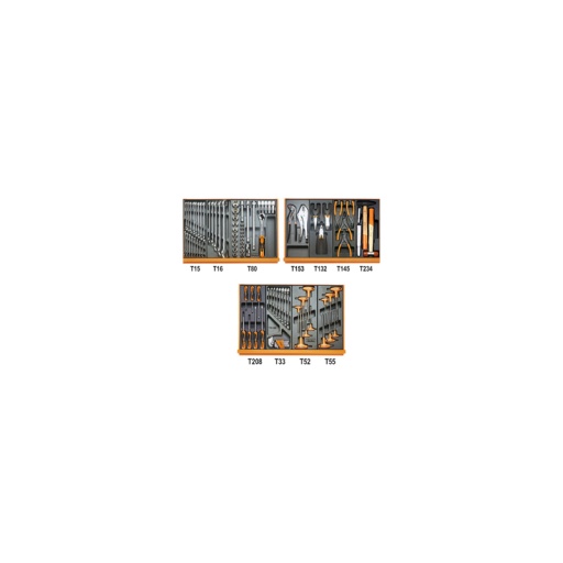 Composition de 99 outils beta plateaux thermoformés