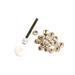 Jeu de bouton de pression - 15 pcs
taille 10mm inclut les 6 supports. les 6 boutons à visser. l'outil de fixation. la base et le guide
idéal pour reparer les capotes de voiture. les baches de bateau et de remorques
facile d'utilisation