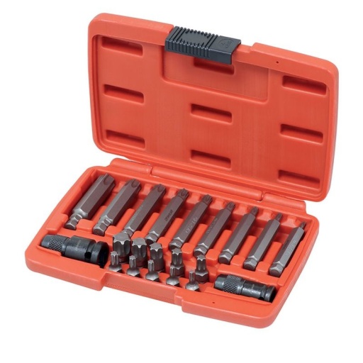 21 embouts Torx 3/8 et 1/2
