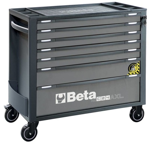 Servante mobile avec 7 tiroirs Extra large RSC24XL/7 Anthracite - Anti-Basculement