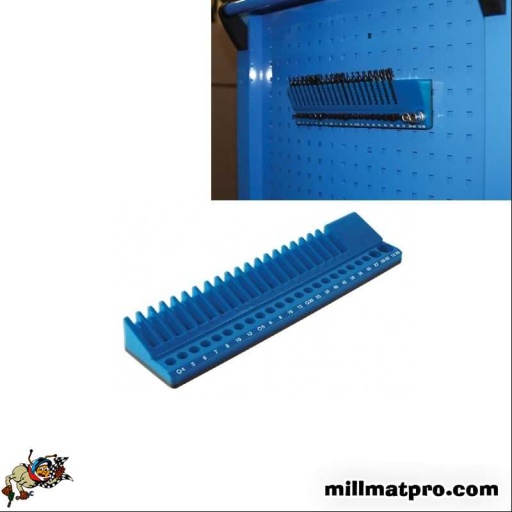 Râtelier de rangement d'embouts magnétique