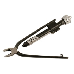 Pince à tresser - 150mm  Longueur de 150mm Cette pince permet de tresser du fil à freiner, ce qui permet par la suite de sécuriser les fixations essentiels sur votre moteur Simple d'utilisation  Utilisation idéale pour les collectionneurs et voitures de courses/Rally.  A utiliser en conjonction avec le fil à freiner ref 6869 et les kits de perçage pour freiner les vis et écrous Ref Gunson 77080 et Ref 77118