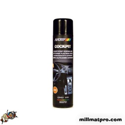 Nettoyant plastique intérieur
pour le nettoyage. la protection et l'embellissement du tableau de bord et les autres accessoires plastiques des habitacles.
parfum subtil.
anti-statique
sans silicone