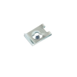  Agrafe en métal -Cage écrou  Dimensions : Longueur 25.9mm | Largeur 16.5mm I 
Convient pour les trous d'un diamètre de 6.5mm  Equivalent au code constructeur  
VAG 803821117 & Mercedes Benz A0009945045.  
Platine en Zinc  50 pc