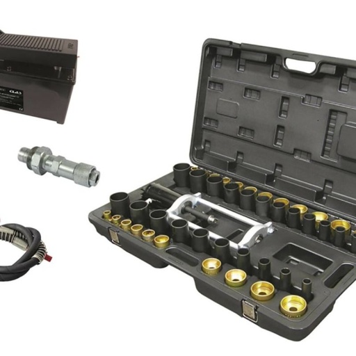 Pack presse hydraulique 18t+pompe air hydraulique/flexible/raccord