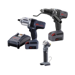Ingersoll rand. a concu le kit idéal pour les travaux de maintenance compose de la clé à chocs sans fil 1/2. d'une visseuse perceuse premiumm d'une baladeuse d'inspection haute performance.... et d'un sac de transport :
w7150eu : 1054nm au desserrage et 1486nm au decollement.
perceuse d5140 : perceuse au corps en composite renforce. capacité du mandrin a 13mm  80nmm 1.8kg.
baladeuse d'inspection l5110: corps en composite. technologie led. 180 lumens. poignée surmoulee. fonctionne sur baterrie 1.5 et 3a.
2 batteries lithium-ion 20v. 3a.
1 chargeur : chargeur secteur 220v et 110v. indicateur de charge 4 niveaux et prise usb.
un sac de transport
- batterie garantie 2 ans