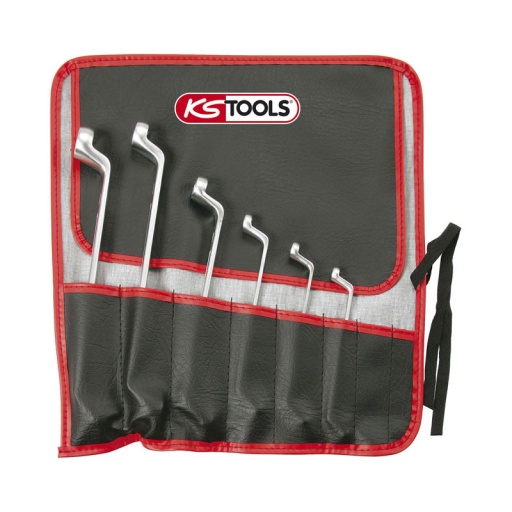 Jeu de clés polygonales contre-coudées torx - en trousse