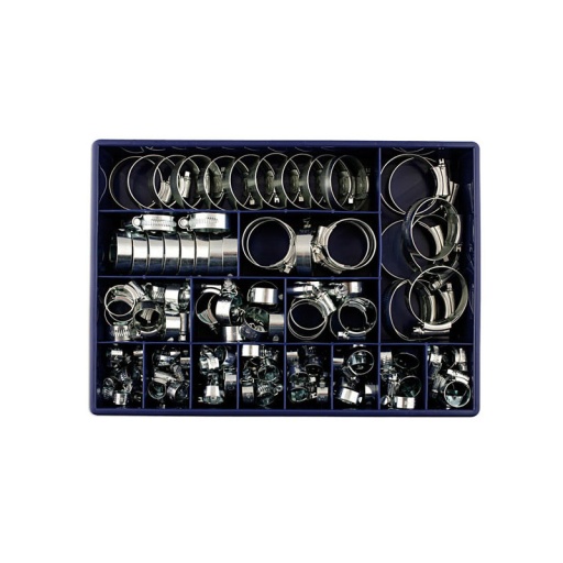 Assortiment 135 colliers hi grip 12-50mm 