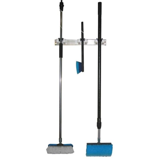 Support inox 500mm pour manche 3 attaches