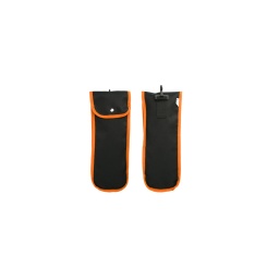 Pour conserver et protéger les gants d'électricien 
Protection mécanique et UV 
Compartiment à fermeture pression comprenant une poche transparente pour notice et 1 poche latérale pour talc 
Clip d'attache pour harnais ou ceinture 
Toile en polyester avec enduction PVC 
Sangle en polypropylène 

