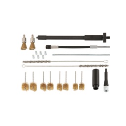 Kit de nettoyage de puits d'injection
- brosses de nettoyage de differents diamètres
- coffret de rangement
composition :
extracteur de joints d'injecteurs
tige pour mise en place de bouchons
bouchons pour taraudage m5
porte embout flexible
brosse pour le puit de buse dia 7.24 mm brosse pour le puit d'injecteur dia 18 mm brosse pour le puit d'injecteur dia 19 mm brosse pour le puit d'injecteur dia 21 mm brosse pour le puit d'injecteur dia 24 mm support spécial pour brosses de puit d'injecteur
brosse en laiton ondule
manchon plastique pour brosse