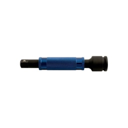 Barre d'extension pour douille à impact avec poignee fixe 247mm long fabriqué en Chrome Molybdenum Extension solidifié lors de la fabrication la poignée permet à l'utilisateur de saisir la barre en supportant la clé à choc et la douille.  Carré de 3/4"