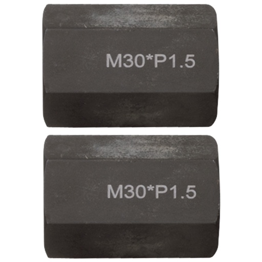 Jeu d'adaptateurs filetés M30x1,5 L=65 mm, 2 pcs
