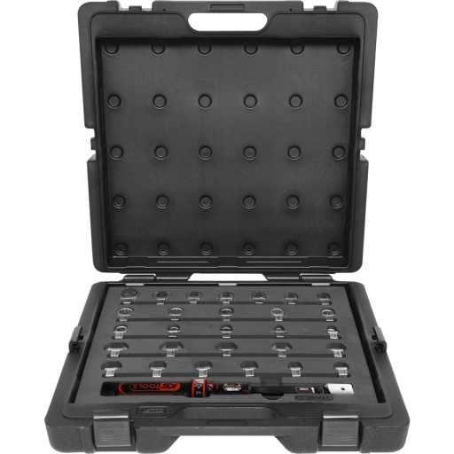 Jeu de clés dynamométriques à emmancher 14x18 mm , 3/8" - 9x12 mm - 29 pcs