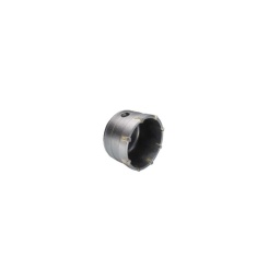 Trépan percussion sds+ pour marteaux sds+ jusqu'a 950w
application
s'utilise en rotation percussion dans les materiaux durs tels que la brique. le béton ou la pierre. 
dans le cas d'une paroi faiancee. traverser la faience en rotation simple puis en percussion des que la faience est traversee.
liaison filetee. foret centreur independant serre par vis
- béton. carrelage. tuile