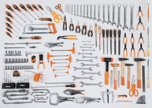Composition de 162 outils Beta tools