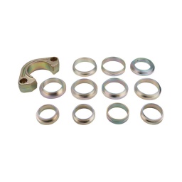 Jeu d'outils complémentaires pour presse
- complement du jeu 440.0300
- utilisation avec presse universelle 440.0180
- 11 bagues de pression de differentes dimensions
composition :
traverse avec ouverture latérale
bague de pression 59x70x52.2 mm bague de pression 62x70x55.5 mm bague de pression 65x70x58.2 mm bague de pression 68x70x61.2 mm bague de pression 71x90x64.2 mm bague de pression 74x90x67.2 mm bague de pression 77x90x70.2 mm bague de pression 80x90x73.2 mm bague de pression 84x90x77.2 mm bague de pression 88x90x81.2 mm adaptateurs