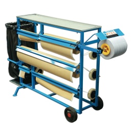 Distributeur de papier-cache multifonction regroupant tout le nécessaire pour la protection des surfaces.
Convient à 5 tailles de rouleaux de papier-cache : 36, 24, 18, 12 et 4 pouces (de 90 à 10 cm)
Distributeurs de ruban adhésif pour l'application automatique sur le bord du papier-cache
Le tiroir de rangement supérieur permet l'accès pratique aux outils nécessaires
Inclut un support de sac-poubelle
Un distributeur latéral supplémentaire permet de tenir un rouleau de papier, etc