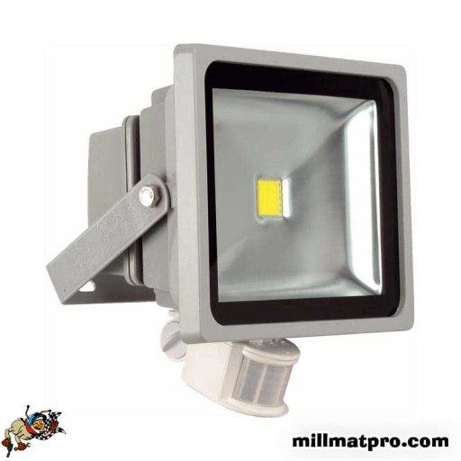 Projecteur led avec détecteur radar 10w 800 lumens