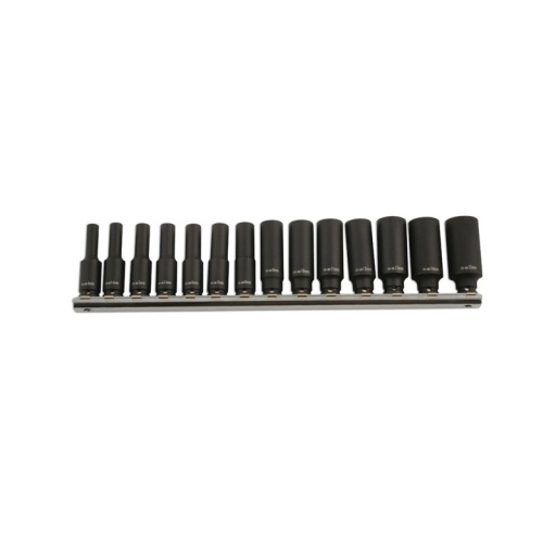 Rail 14 douilles longues 1/4 choc 