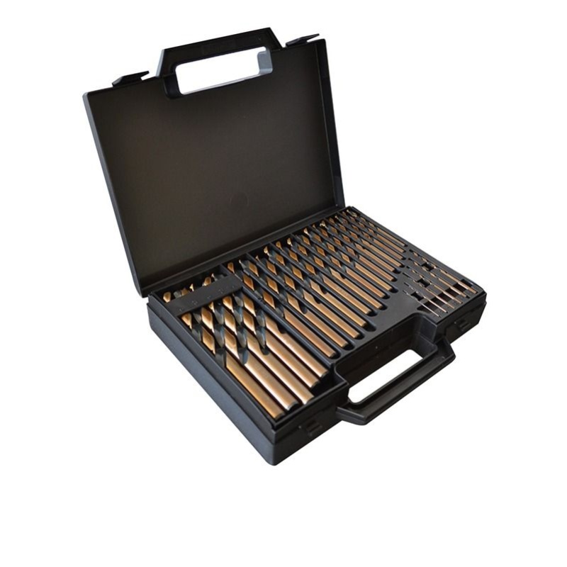 Coffret 91 forets taillés HSS 5% COBALT 1 à 10 par 0.1mm