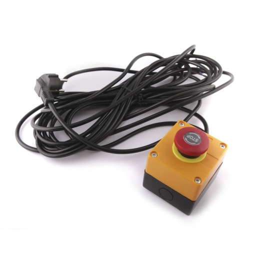 Bouton d'arrêt d'urgence coup de poing + câble pour groupe EG 0423, EG 0422, EG 0428, EG 3200