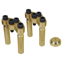 Pour extraire les moyeux 225 mm avec 10 vis sur arbres droits 
Mise en place manuelle sûre et simple 
Version renforcée 
A utiliser avec vérin hydraulique 32 t (440.0025) ou 45 t (440.0364) 

