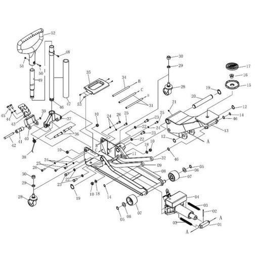 Manche pour cric cric KS tools 161.0368