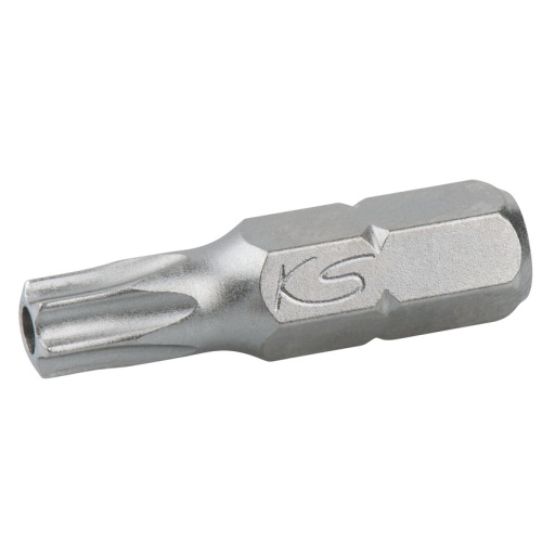 Boîte de 5 embouts de vissage TORX® percé, L.25 mm - 1/4" - TB7