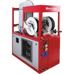 Compresseur thermique 120L 9CV 12 bar/2000W/2 prises 230V/2 enrouleurs d' air/bâti soudé de transport
Avec génératrice de courant.
Production d'air ou de courant.
- Tableau de bord complet avec bouton d'arrêt d'urgence, boîtier de démarrage, compteur horaire, compte-tours, manomètre de pression d'air à bain de glycérine et 2 prises électriques.
- Moteur essence Honda monocylindre 4 temps OHV avec démarrage électrique et ralenti (batterie 12V 26Ah fournie).
- Bloc de compression à pistons avec refroidisseur inter-étage (procurant une meilleure qualité d'air et un excellent refroidissement) et refroidisseur de sortie.
- Régulation pneumatique sur le bloc de compression (système DASHPOT).
- Réservoir d'air CE peint epoxy équipé de toutes les sécurités : soupape de sécurité, clapet anti-retour, vanne de purge des condensats et 2 enrouleurs de 20m de sortie d'air (avec raccords rapides double sécurité) raccordés à un FRL.
- Etagère de rangement intégrée.
- Flexible d'échappement de 1,5m et passage de plancher fournis.
Génératrice 2,6kVA mono.
CYLINDRÉE
727cm³ x 2
ROTATION
3600 tr/min
PUISSANCE
9CV (6,3kW)
ALIMENTATION
230V
TYPE MOTEUR
HONDA GX270 (270cm³)
PRESSION MAX
12 bar
CAPACITÉ CUVE
120L
CAPACITÉ RÉSERVOIR CARBURANT
5,3L
DÉBIT AIR
40m³ - 667 l/min
VOLUME D'AIR ENGENDRÉ
725 l/min
VOLUME D'AIR ASPIRÉ
966 l/min
SORTIE
2 enrouleurs 20m (1 VL + 1 PL)
DIMENSIONS
1250x600x1650mm
POIDS ARTICLE
240KG