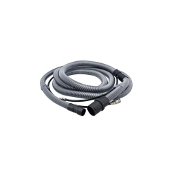 Flexible de rechange 2-en-1 de 5 m à utiliser avec le poste d'extraction de poussière Power-TEC (référence 92701), combinant le flexible d'alimentation en air et le flexible d'aspiration pour faciliter l'utilisation.
