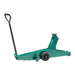 Nouveau cric garantie 3 ans.
- Poignée ergonomique revêtue de caoutchouc
- Dispositif de descente levage et blocage empêchant toute descente intempestive
- Roues pivotantes de grand diamètre pour une manutention facile.
Longueur: 1270mm
Hauteur: 200mm
Longueur du manche: 1045mm